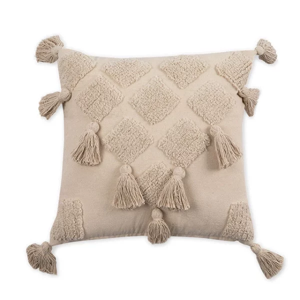 Housse de coussin Praia - écru, 45x45cm – Image 4