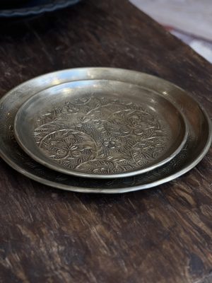 Grand plateau – aluminium, doré