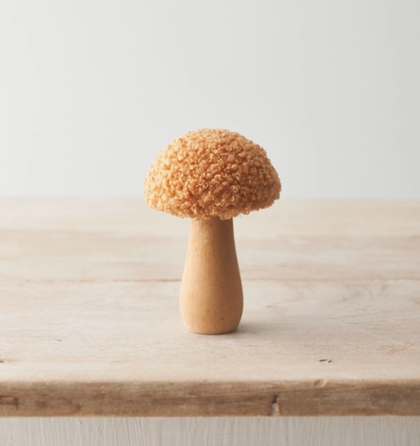 Champignon bouclette - bois, orange – Image 4