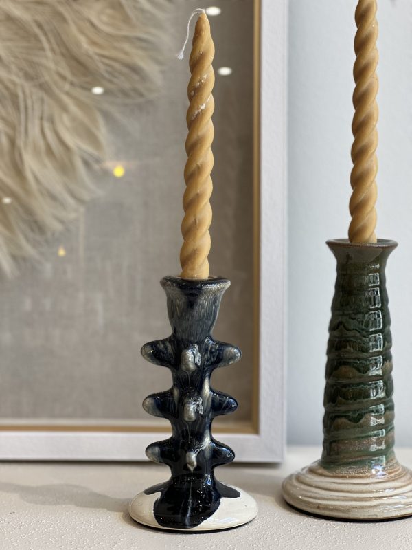 Bougeoir Trudon – céramique, bleu – Image 3