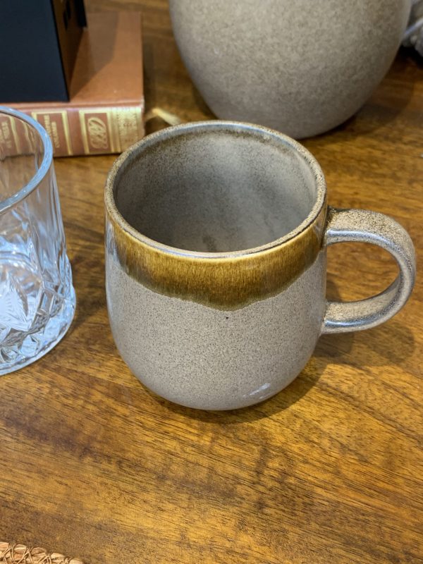 Tasse - grès, marron – Image 2
