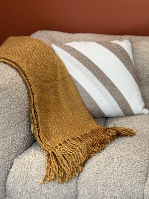Plaid Inca – jaune