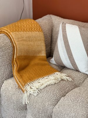 Plaid Uptown – laine, ocre