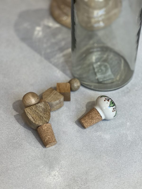 Bouchon de bouteille 2 formes - bois – Image 3