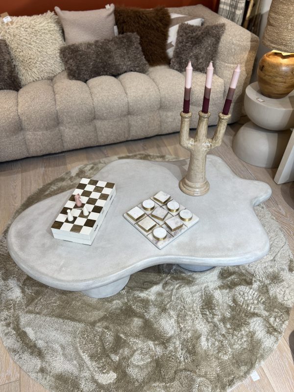 Table basse Vytina – ciment, gris – Image 3