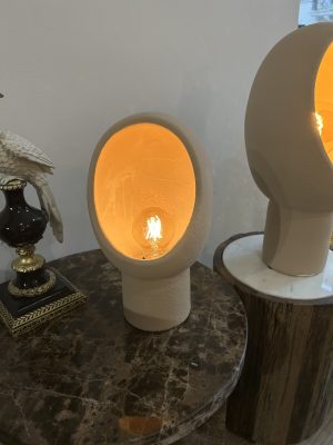 Lampe de table S – céramique, sable