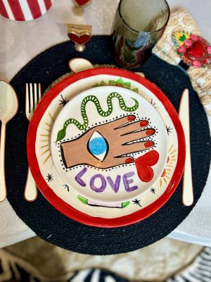 Assiette à dessert tatoo