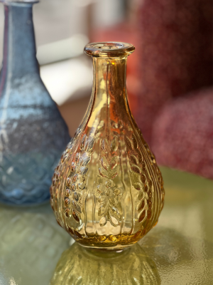 Petit vase liseron – verre, ambre