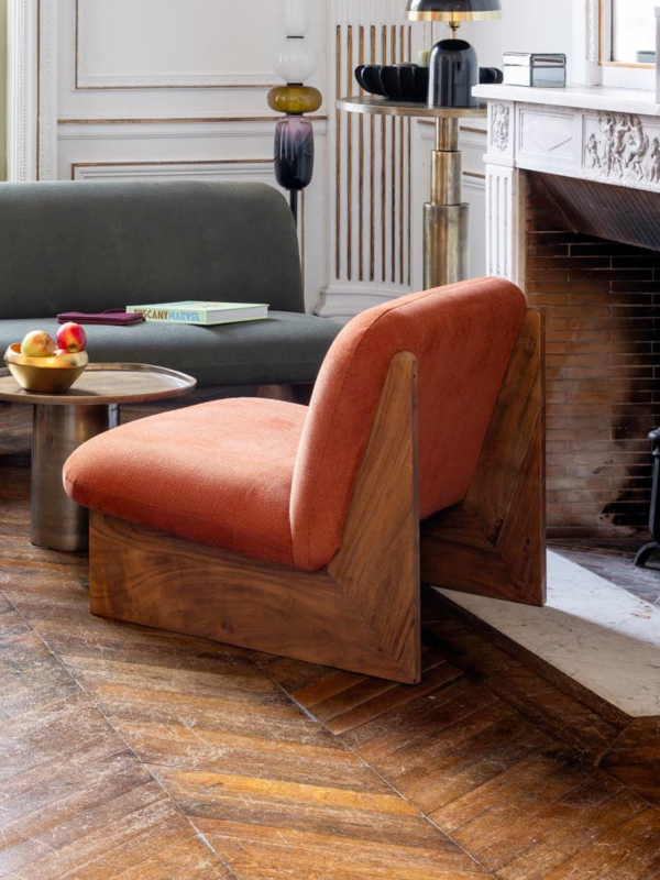 Fauteuil trentino - orange