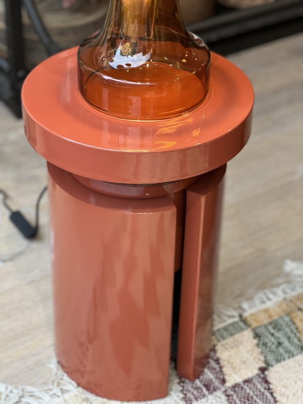 Table d'appoint - fer, terracotta – Image 2