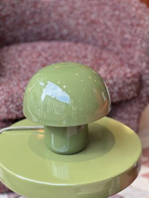Petite lampe de table – fer, vert