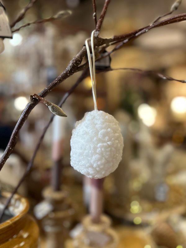 Oeuf bouclette - blanc