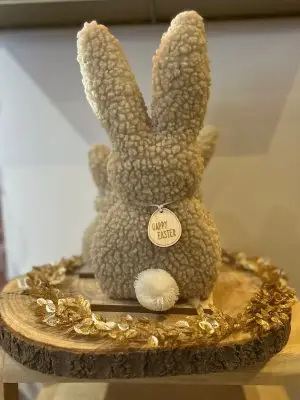 Grand Lapin Bouclette – beige