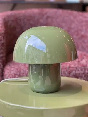 Petite lampe de table – fer, vert