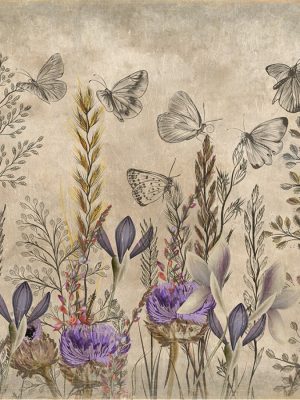 Toile « Prairie d’automne » – 120x120cm