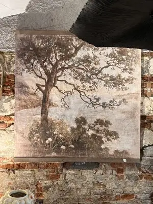Toile murale « Costa Brava 2″– Collection Carol Moreno, 120x120cm