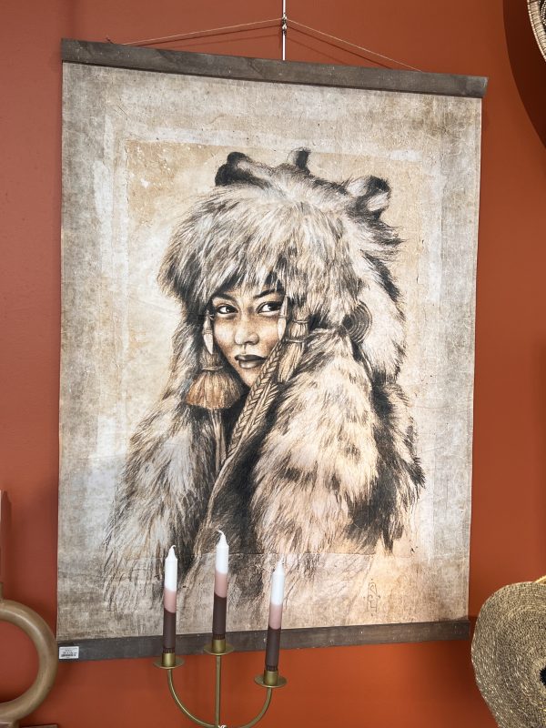 Toile "La Louve"– Collection Stéphanie Ledoux, 90x120cm