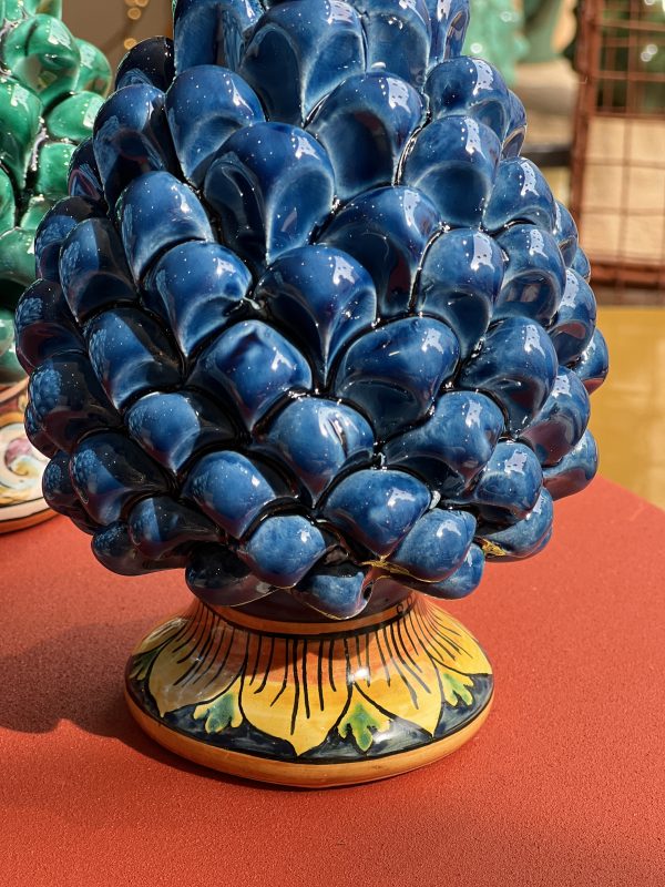 Pigna céramique – Caltagirone, bleu foncé – Image 2