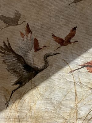 Toile murale « Garzas volando »– Collection Carol Moreno, 200x110cm