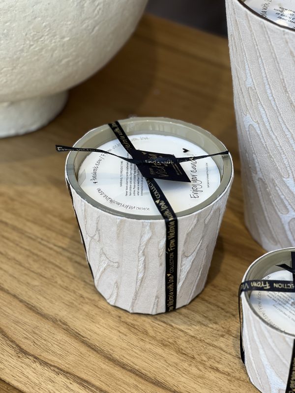 Bougie parfumée HAIRY, Napoli beige, M – Image 2