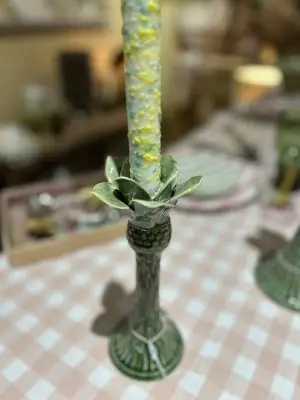 Petit bougeoir palmier – vert
