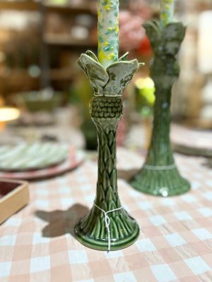 Petit bougeoir palmier - vert