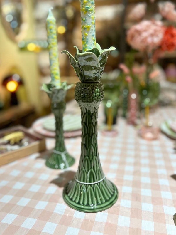 Bougeoir palmier - vert