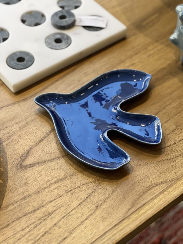 Coupelle oiseau - bleu