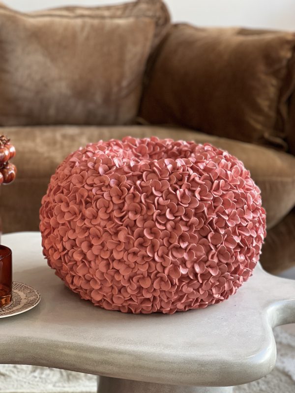 Grand vase phylia - résine, rose