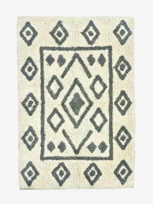 Tapis de bain – Bleu, coton 60x90cm